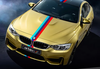 Adesivo vinil bmw /// m - adesivo tricolor para personalização esportiva