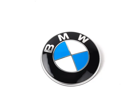 Emblema logo BMW 82mm (capó o maletero). BMW Original