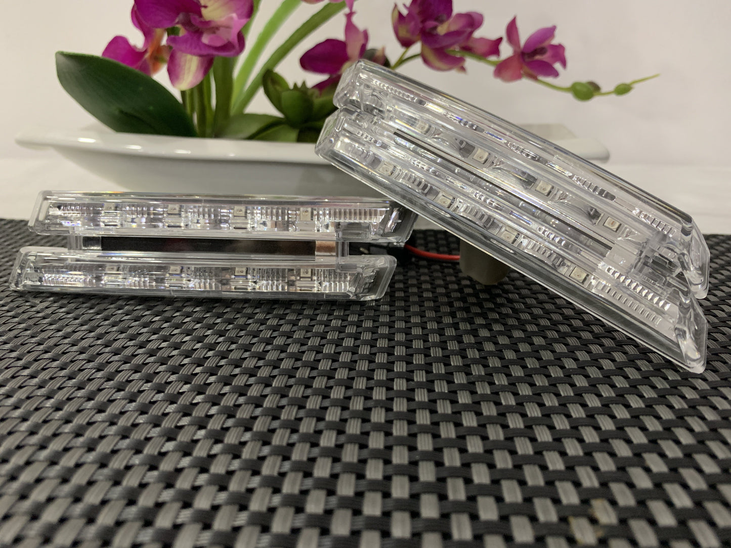 Intermitentes Laterales Led Transparentes Homologados 100% Canbus Para Bmw E46 Bombillas