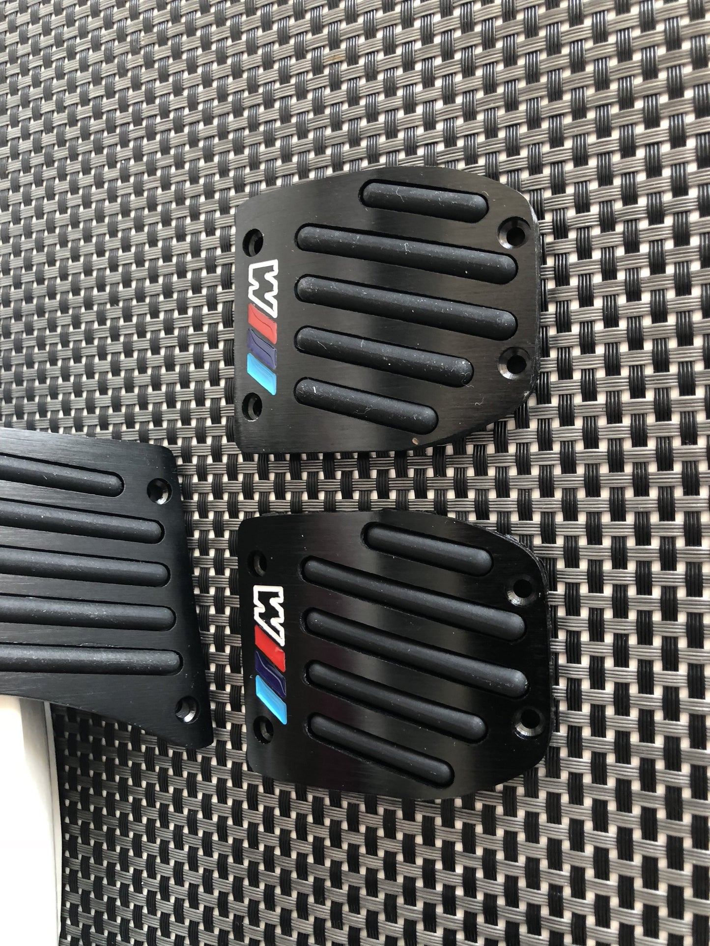 Pedales De Aluminio Color Negro Con Emblema ///m Accesorios