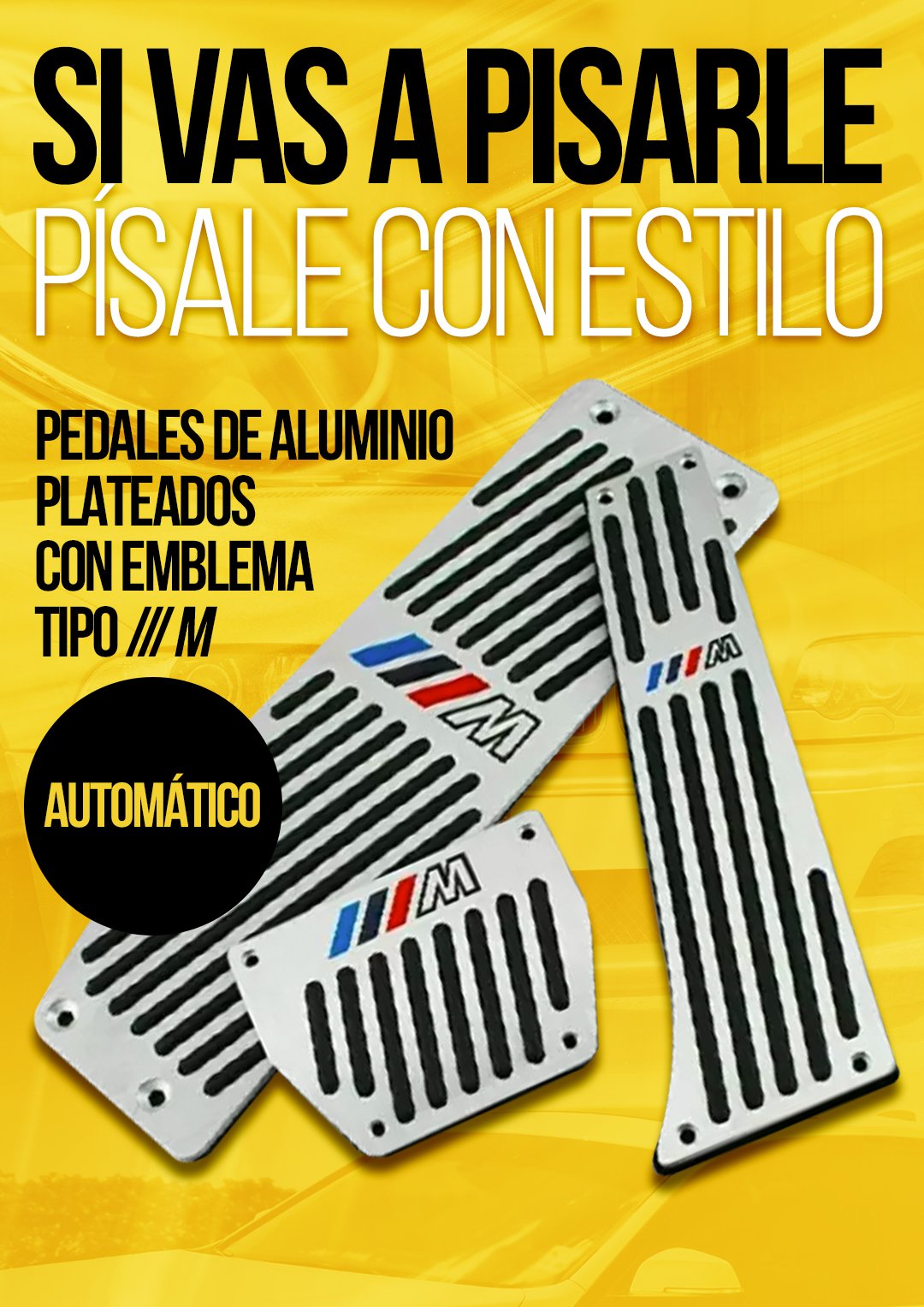 ¡oportunidad! Pedales De Aluminio Para Cambio Automático Con Emblema ///m Accesorios