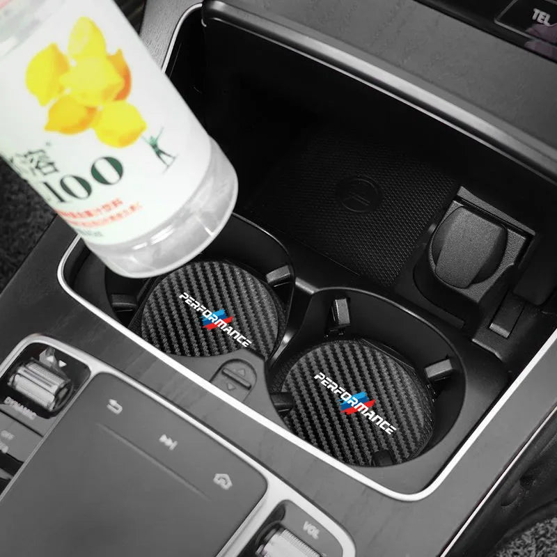 Posavasos Bmw Performance De Cuero Premium Para - Elegancia Y Funcionalidad