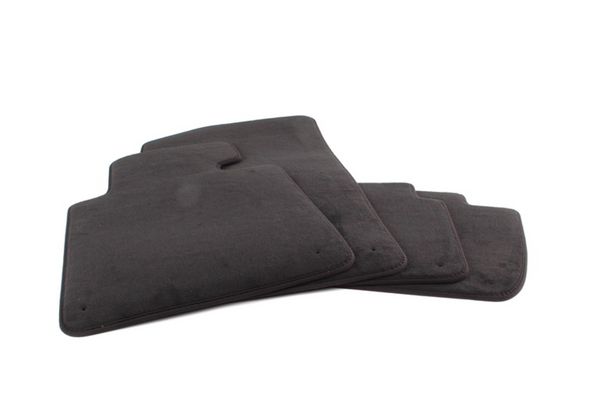 Conjunto De Alfombrillas Velour (4 Unidades) Negro/beige Para Bmw E46 Originales Negro Recambios