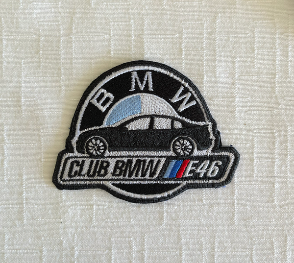 Parche Bordado Club Bmw E46 Para Ropa / Textil