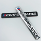 Placa Chapa Pegatina /// Performance 8 5X1 2Cm Para Bmw