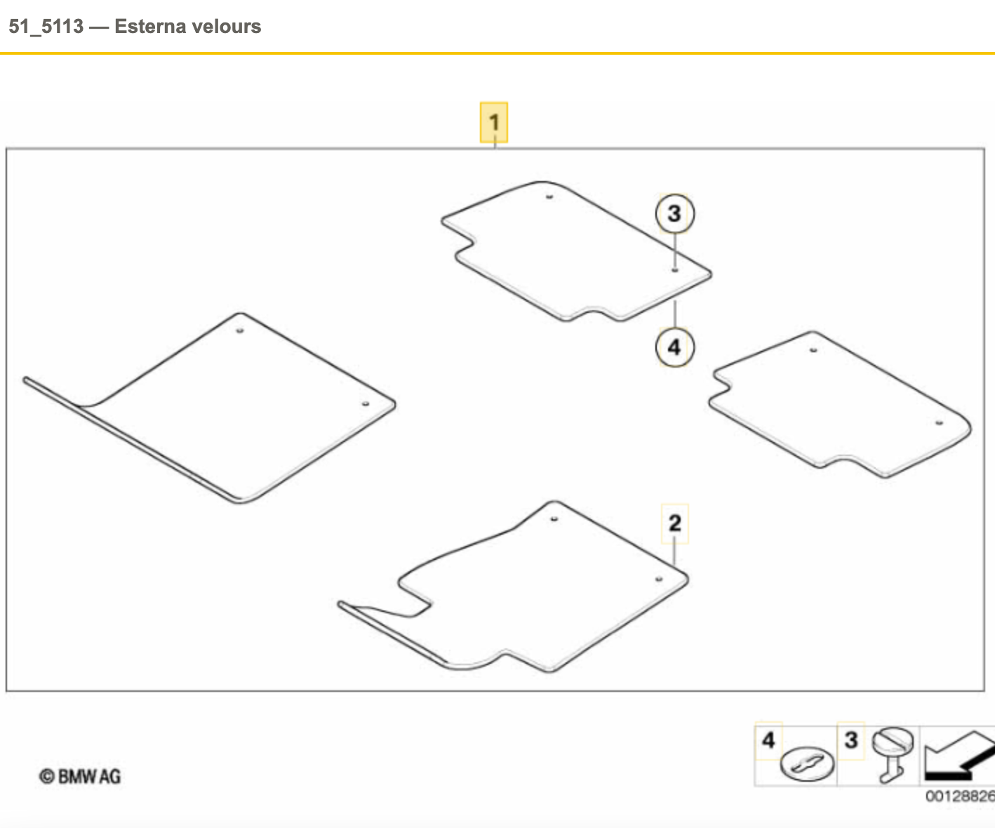 Juego Alfombrillas Bmw Velour Delante/Detrás Antracita X3 E83 A Partir Del Año De Construcción