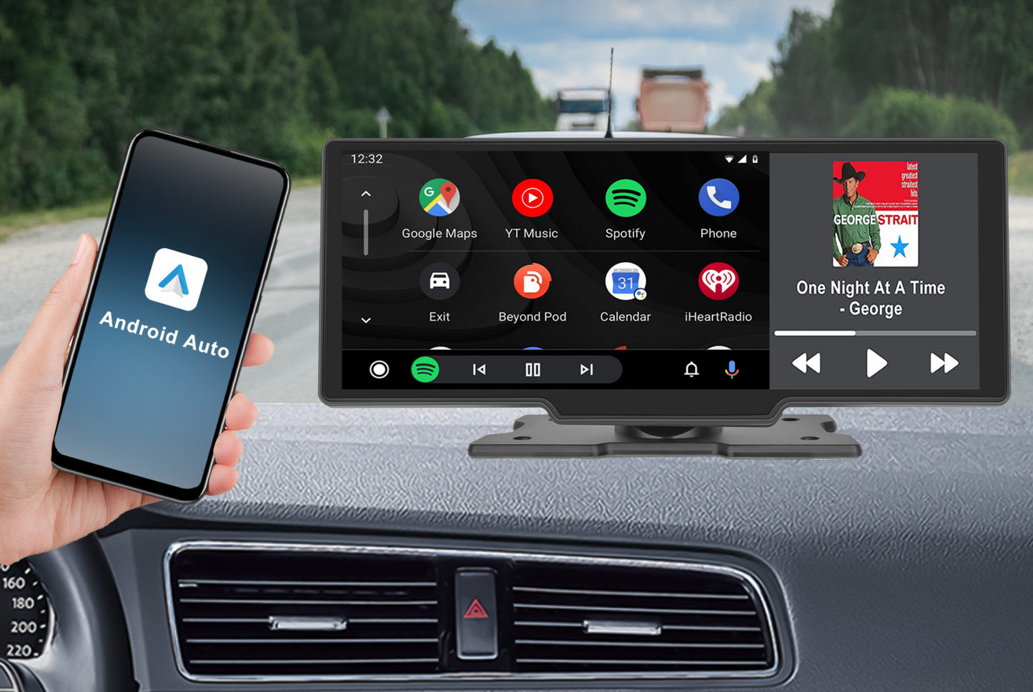 Pantalla Radio Android Auto Carplay Universal Para Cualquier Coche.