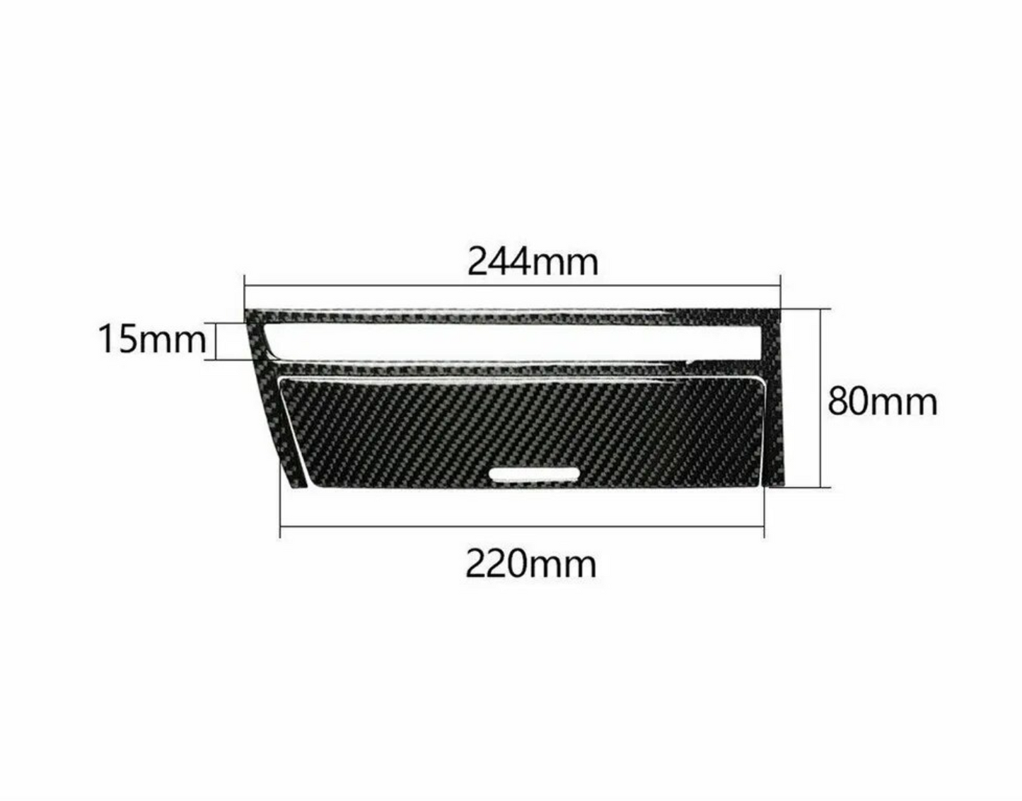 Set Panel De Instrumentos / Consola Central Fibra Carbono Para Bmw E46: Estilo Y Protección