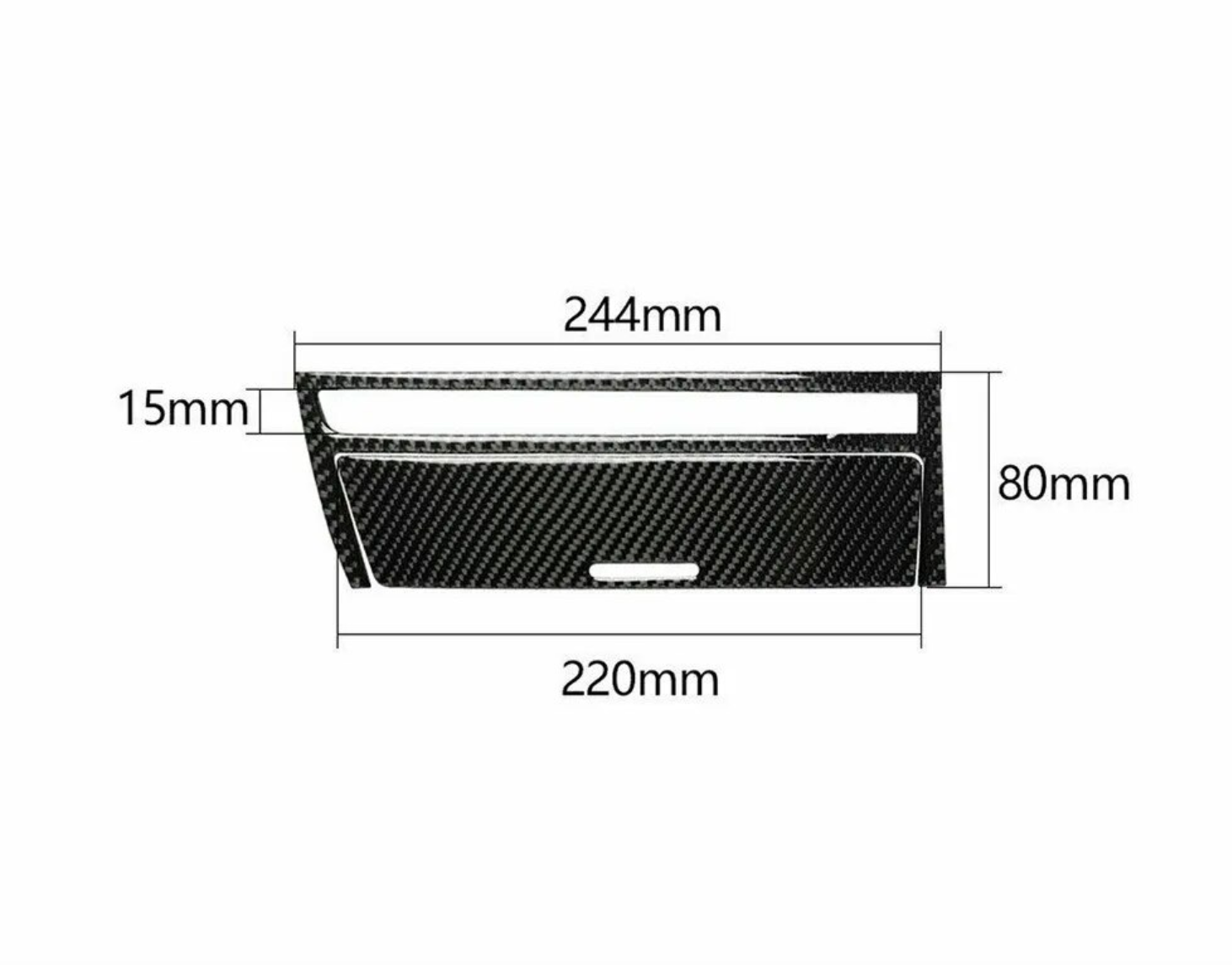 Set Panel De Instrumentos / Consola Central Fibra Carbono Para Bmw E46: Estilo Y Protección