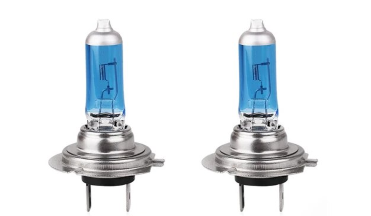 Set De 2 Bombillas Halógenas H7 110W 6000K Superblancas Para Bmw