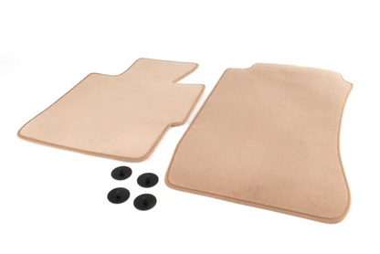 Set Alfombrillas Bmw Z3 Negro Mate / Beige. Original De Recambios