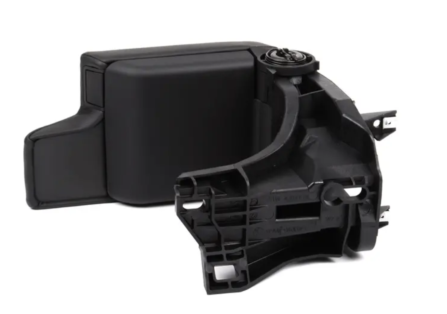 Apoyabrazos/reposabrazos Cuero Negro Para Bmw E46. Original De Recambios