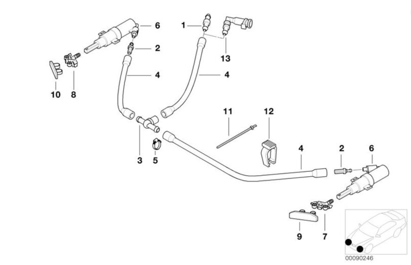 Difusor Para Los Inyectores Lavafaros Bmw E46. Original Recambios