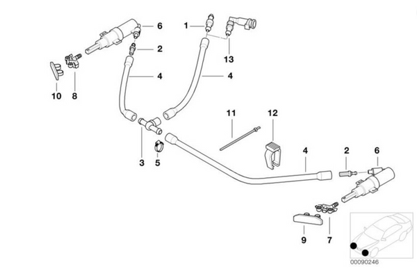 Difusor Para Los Inyectores Lavafaros Bmw E46. Original Recambios