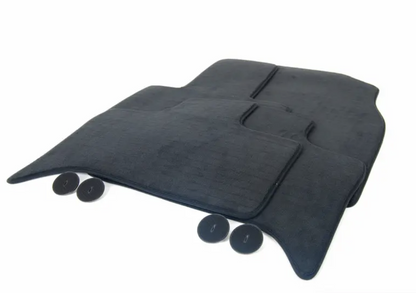 Juego Completo De Alfombrillas Velour Para Bmw X5 E53. Original Negro Accesorios