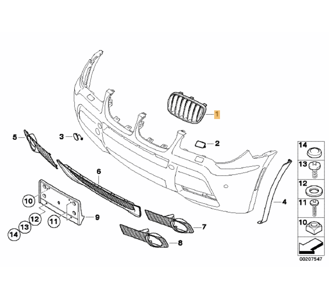 Riñoneras Originales Para Bmw X3 E83 Lci. Recambios