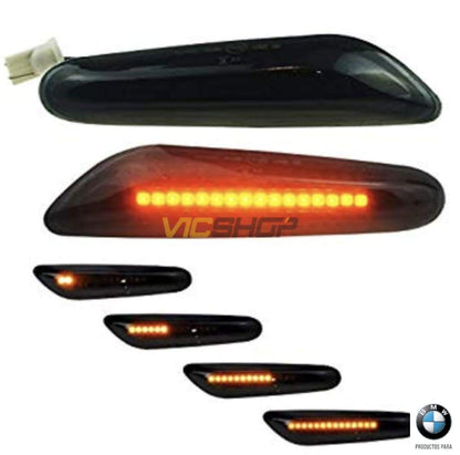 Intermitentes Laterales Led Progresivos Para Bmw Serie 3 E46 Berlina/touring Restyling Bombillas