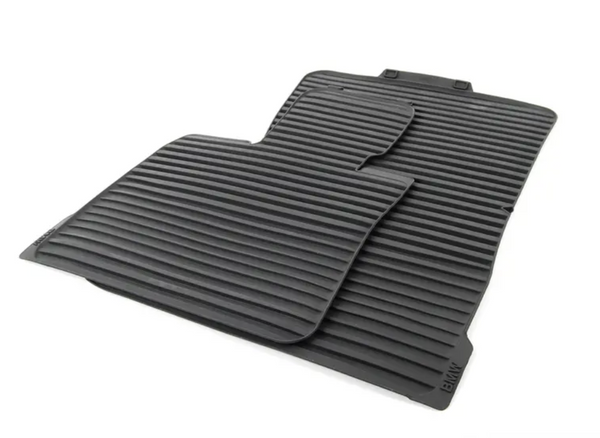 Alfombrillas De Goma Para Bmw Serie X5 (E70) Y X6 (E71). Original Delanteras / Negro Accesorios