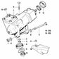 Shaft seal for BMW 5 Series E12, E28, 6 Series E24, 7 Series E23 (OEM 32131111871). Original BMW.