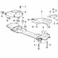 Front subframe for BMW 8 Series E31 (OEM 31111139662). Original BMW.