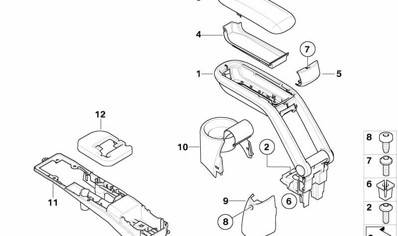 Linsenschraube für MINI R50, R52, R53, R55, R56, R57, R58, R59 (OEM 07140393431). Original BMW