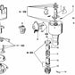 Juego de tapas antipolvo OEM 12111357227 para BMW E21, E30, E12, E28. Original BMW