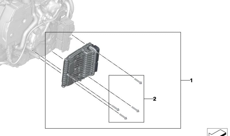 OEM 28008486562 Set di viti di fissaggio per BMW F40, F44, F45, F46, F48, F39 e Mini F55, F56, F57, F54, F60. BMW/mini originale.