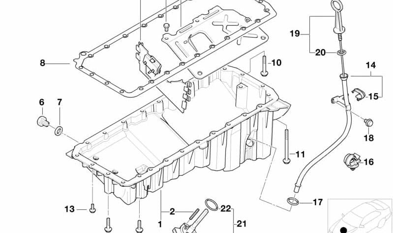 Tube d'orientation OEM 1143248844 pour BMW E39. BMW d'origine.