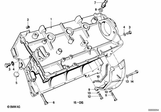 Schraubstutzen para BMW E21, E30, E12, E28 (OEM 11111270350). Original BMW.