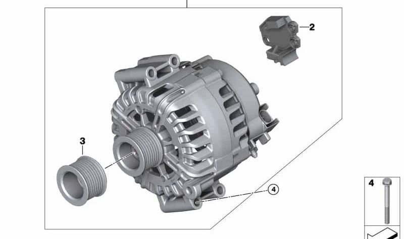 Regulador para BMW Serie 1 E81, E82, E87N, E88, Serie 3 E90, E91, E92, E93, Serie 5 E60N, E61N, Serie 6 E63N, E64N, X1 E84, X3 E83N, X5 E70 (OEM 12317561939). Original BMW