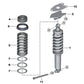 Hexagon socket screw for BMW 1 Series F20, F21, F40, F52, 2 Series F22, F23, F44, F45, F46, F87, U06, 3 Series F30, F31, F34, F35, F80, 4 Series F32, F33, F36, F82, F83, i I01, I12, I15, X1, F49, U11, X2 F39, MINI F54, F55, F56, F57, F60 (OEM 0711