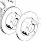 Disco de freno ventilado derecho para BMW Serie 3 E36 (OEM 34112227172). Original BMW