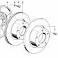 Guardabarros izquierdo para BMW Serie 5 E34, Serie 7 E32, Serie 8 E31 (OEM 34111162105). Original BMW