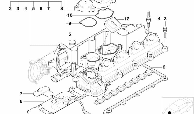 Escudo térmico (heatshield) OEM 13712247370 para BMW E46, E39. Original BMW.