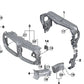 Conducto de aire para BMW X5 F95, F96, X6 F95N, F96N (OEM 51748076933). Original BMW