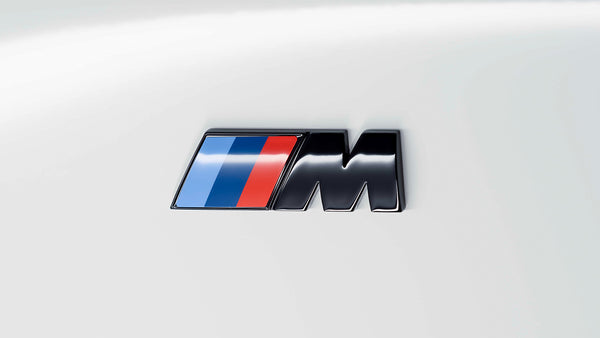 Emblema Logo Insignia ///M Negro Mate/Brillo para Maletero Trasero o Aletas Laterales BMW