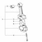 Connecting Rod Bearing for BMW 3 Series E30, 5 Series E28, E34 (OEM 11241274419). Original BMW