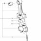 Pasador de alineación OEM 11241280833 para BMW E21, E30, E36, E46, E12, E28, E34, E39, E60, E61, E32, E38, E65, E66, E31, E83, E53, Z1, Z3, E85. Original BMW.