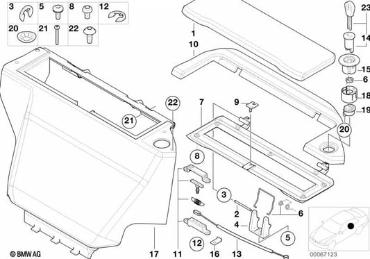 Arandela de seguridad para BMW E52 (OEM 07119903369). Original BMW