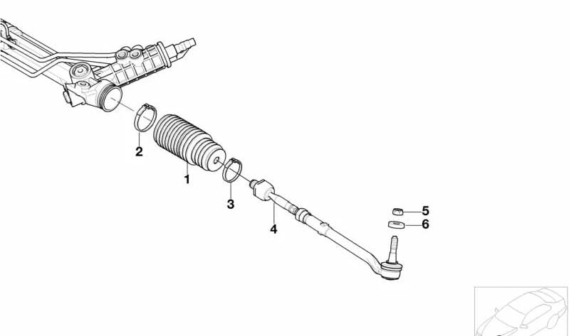 Abrazadera de columna de dirección OEM 32111137132 para BMW E21, E30, E36, E46, E34, E39, Z3, E52. Original BMW