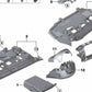 Compartimento abatible lado del conductor para BMW F10, F11, F18 (OEM 51459206026). Original BMW.