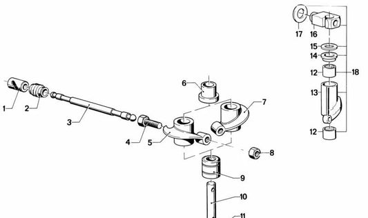 Arandela de arranque OEM 11331257825 para BMW R50, R50/2, R60, R60/2, R69 y R69S. Original BMW.