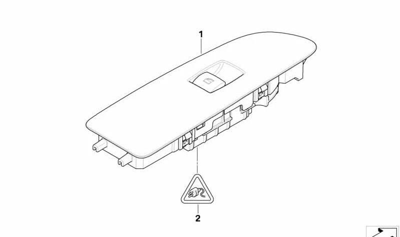 Interruptor del Elevalunas para BMW E81, E82, E88 (OEM 61319162999). Original BMW