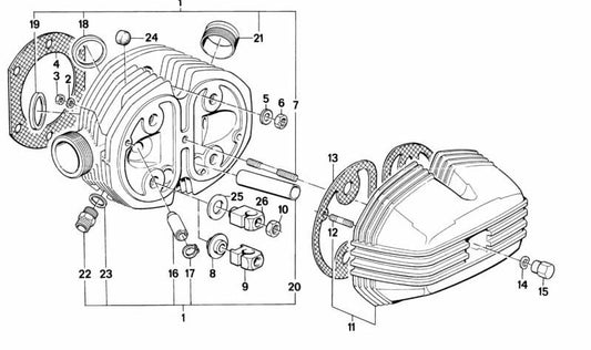 OEM 111212138361 Cap de filetage pour BMW E30, E34, E36, E39, E46, Z3. BMW d'origine.