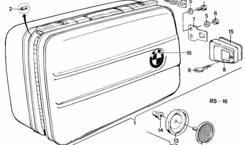 OEM fixing washer 46541239479 for BMW R50. Original BMW Motorrad.