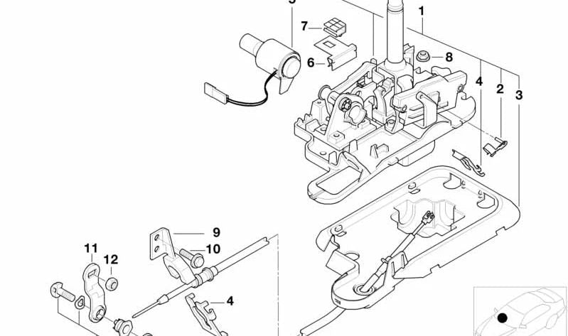 Cubierta Protectora para BMW Serie 3 E46 (OEM 51168238583). Original BMW.