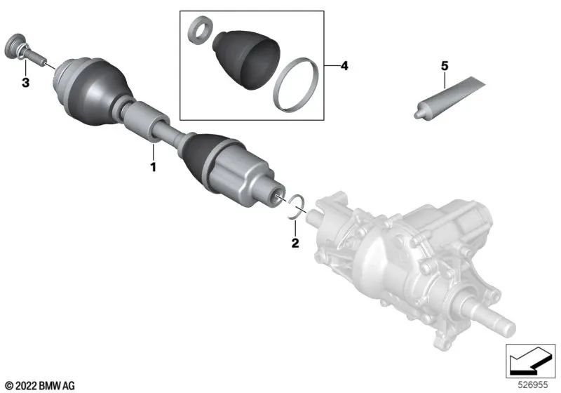 Anillo de Seguridad para BMW Serie 1 F40, Serie 2 F44, F45, F45N, F46, F46N, U06, X1 F48, F48N, F49, F49N, U11, U12, X2 F39 (OEM 27109807707). Original BMW.