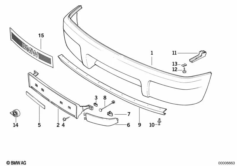 Cubierta izquierda para BMW Serie 8 E31 (OEM 51112253001). Original BMW