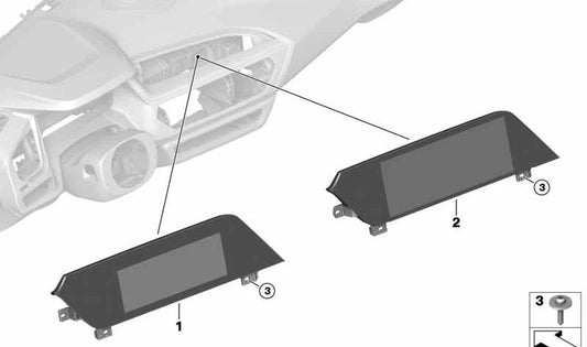 Pantalla Central de Información para BMW G29 (OEM 65509441889). Original BMW