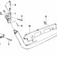 Reposabrazos parte superior delantera derecha para BMW Serie 6 E24 (OEM 51411875418). Original BMW